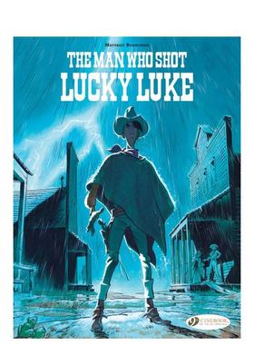 【现货】The Man Who Shot Lucky Luke射杀幸运路克的凶手 英文进口原版漫画 Matthieu Bonhhomme外文图书籍