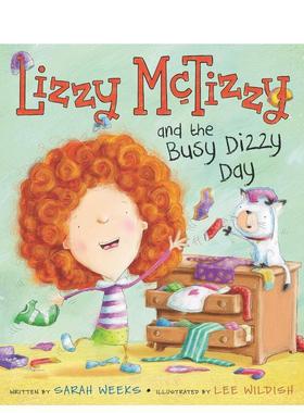 【现货】Lizzy McTizzy and the Busy Dizzy Day，莉兹 英文原版图书 Weeks 儿童绘本-自我认知/情绪管理