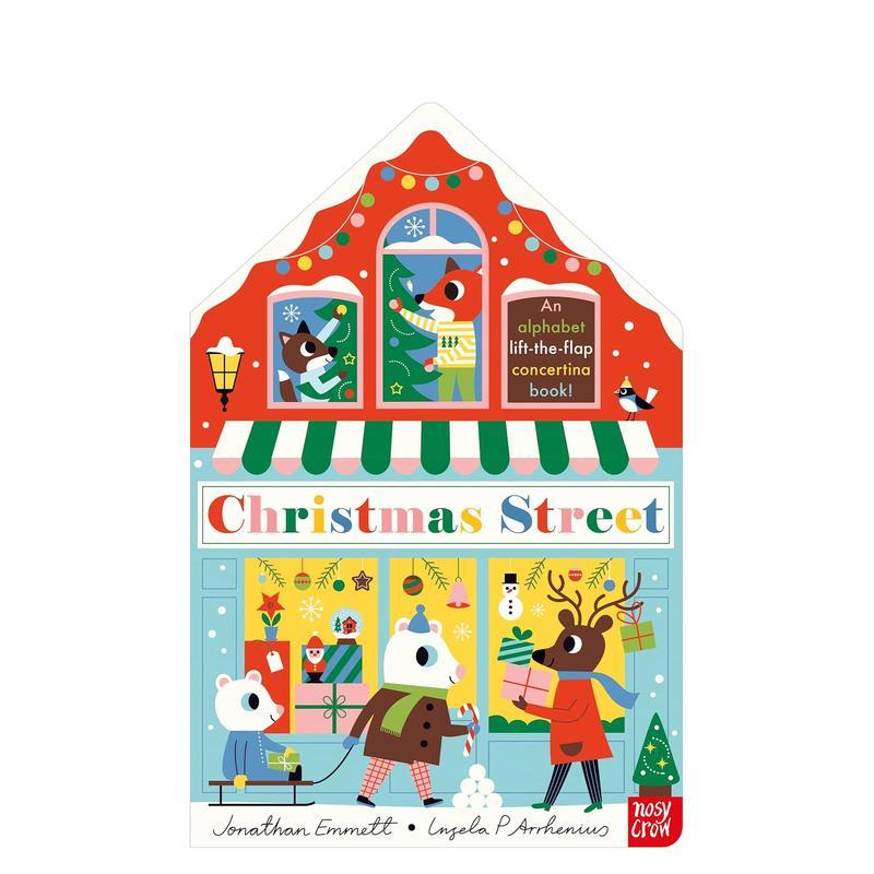 圣诞街 场景机关翻翻书 Chr