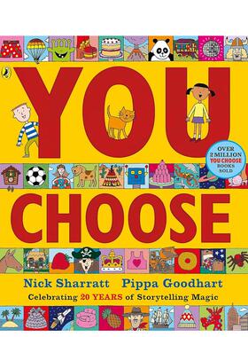 【预售】你选择：每次都是一个新故事——你会选择什么？ You Choose –英文进口原版儿童趣味图书Pippa Goodhart
