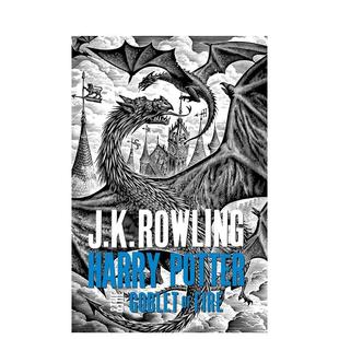 HARRY Rowling 现货 英文原版 FIRE AND POTTER 英文儿童书J THE 哈利波特与火焰杯 GOBLET