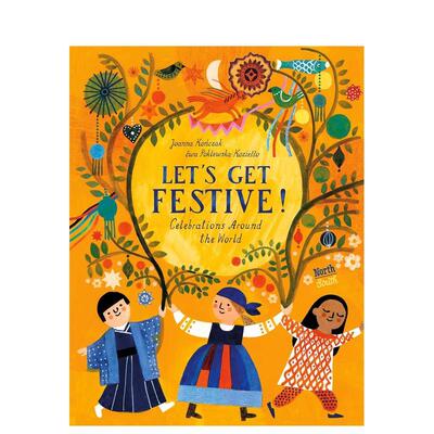 【现货】让我们狂欢吧！ Let's Get Festive!英文进口原版儿童绘本图书Joanna Konczak节日庆典