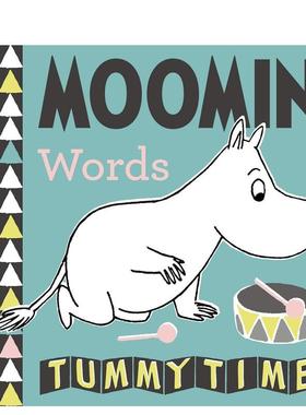 【现货】【姆明宝贝】单词启蒙 肚肚时间 风琴书Moomin Baby: Words Tummy Time Concertina Book英文进口原版儿童图书0-3岁启蒙T