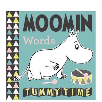 【现货】【姆明宝贝】单词启蒙 肚肚时间 风琴书Moomin Baby: Words Tummy Time Concertina Book英文进口原版儿童图书0-3岁启蒙T