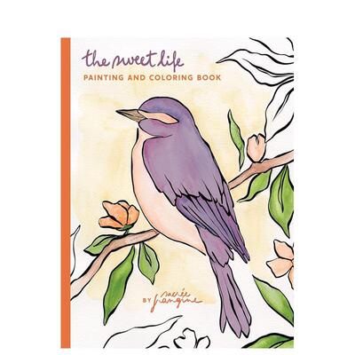 【预售】甜蜜的生活：绘画与涂色书 Sweet Life Painting and Coloring Book英文进口原版图书籍进口正版Anton Poitier and Patri