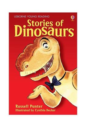 【预售】【Usborne分级阅读1】恐龙的故事Stories of Dinosaurs英文进口原版儿童图书3-6岁分阶读物Usborne