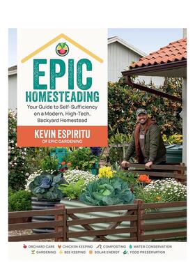 【预售】史诗般的宅基地 Epic Homesteading: Your Guide to Self-Sufficiency on a Modern 英文进口原版建筑设计