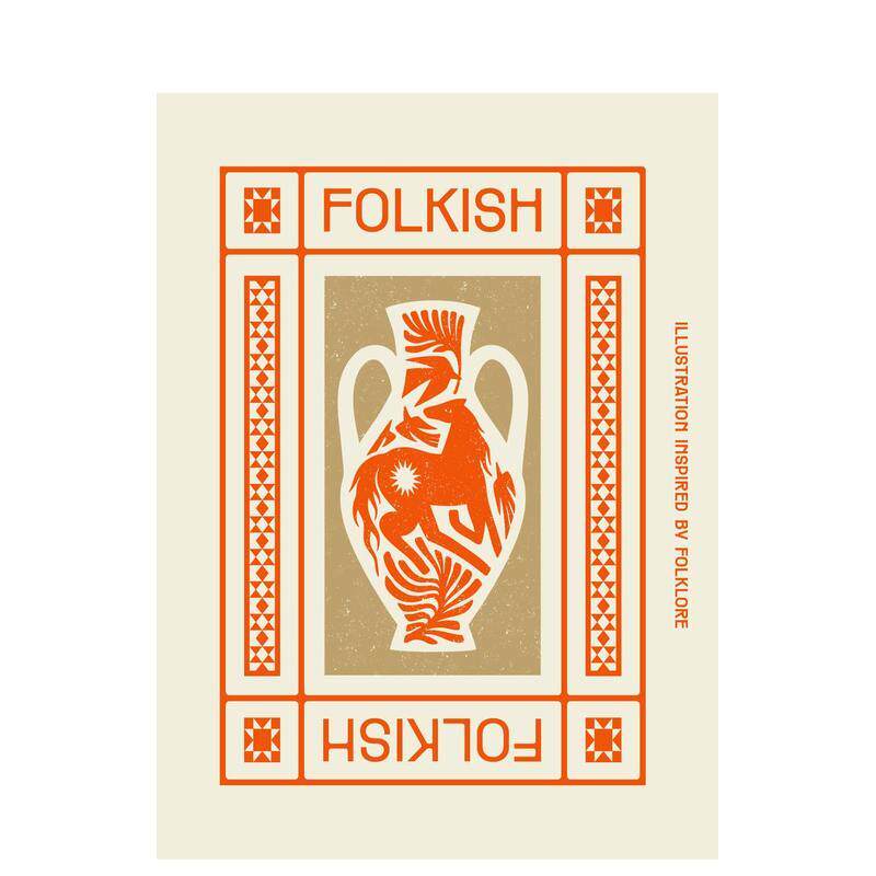 【现货】民风绘卷：民俗传说启发的插画艺术 Folkish : Illustrations Inspired by Folklore英文进口原版图书插画原画设定集Vict