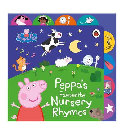 【预售】小猪佩奇：佩奇最喜欢的童谣Peppa Pig: Peppa’s Favourite Nursery Rhymes英文进口原版儿童趣味图书Ladybird3-6岁