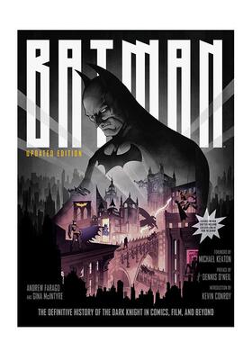 【预售】蝙蝠侠黑暗骑士 漫画/电影/动画设定 英文版 Batman:The Definitive History of the Dark Knight in Comics,Film,Beyond