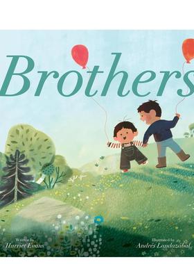 【预售】兄弟 Brothers 进口原版英文儿童绘本3岁-6岁Evans  Harriet外文图书籍