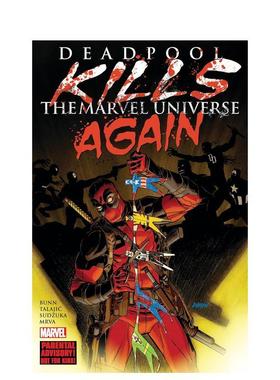 【预售】漫威 死侍再次杀死漫威宇宙（新印刷） Deadpool Kills The Marvel Universe Again  英文进口原版漫画正版图书籍Kaare A