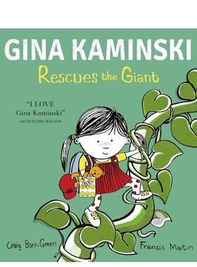 【现货】吉娜卡明斯基拯救了巨人Gina Kaminski Rescues the Giant英文进口原版图书儿童绘本Craig Barr-Green6-9岁
