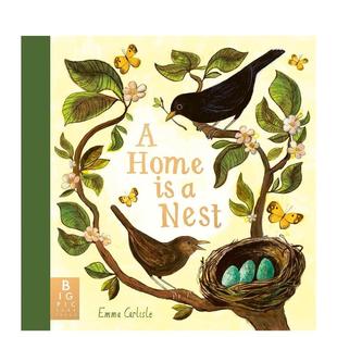 Press 家是温暖 Picture 儿童绘本图书Big Nest英文进口原版 Home 巢 现货