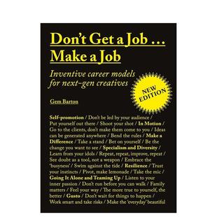 Don Barton 商业行销图书Gem Job 预售 找不到工作？可以创造一份工作 New Get 英文进口原版 Edition Job…Make