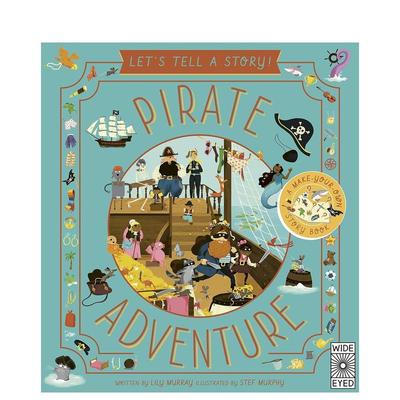 【预售】海盗大冒险Pirate Adventure英文进口原版图书儿童绘本Lily Murray3-6岁
