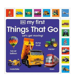 儿童绘本图书DK百科 英文进口原版 Let 现货 第一次探索交通工具 Things First moving That Get