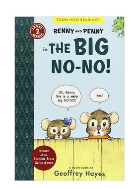【预售】本尼和佩妮的大禁忌！（TOON 2级）Benny and Penny in the Big No-No!（TOON Level 2）英文进口原版儿童漫画图书3-6岁G