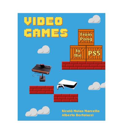 【预售】电子游戏：复古视角 Video Games: A Retro-Spective: From Pong to the PS5 英文进口原版外文图书艺术插画原画设定集 N