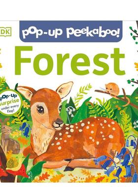 【预售】【立体书】躲猫猫：森林Forest【Pop-Up Peekaboo!】英文进口原版儿童图书3-6岁立体书DK