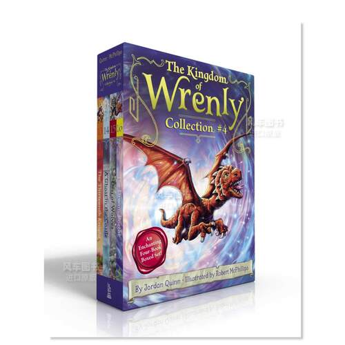 【现货】鹪鹩王国 4本盒装合集 Kingdom of Wrenly Collection #4 (Boxed Set)英文儿童桥梁书 原版图书进口外版书籍 Jordan Quin