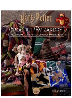 【预售】哈利波特手工艺品：官方钩针图案书 Harry Potter: Harry Potter Crafts 英文进口原版手工制作图书Lee Sartori