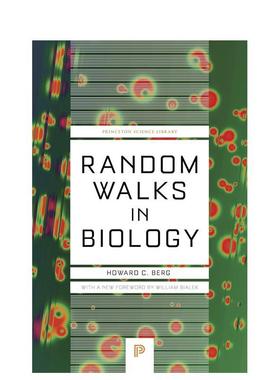 【预售】生物学中的随机游走 Random Walks in Biology 英文进口原版社会科学图书Howard C. Berg With a new foreword by Willia