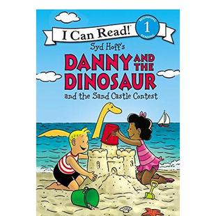 【现货】Danny and the Dinosaur and the Sand Castle Contest, 英文原版图书籍进口正版 Hoff 儿童分阶阅读