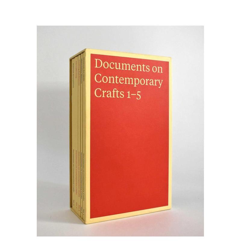 【预售】当代工艺文献集(第 1-5 辑) Documents on Contemporary Crafts 1-5 英文进口原版艺术画册画集外文图书Arnoldsche Art
