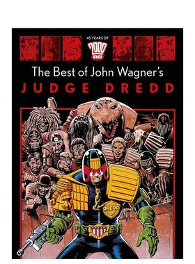 【预售】The Best of John Wagner’s Judge Dredd，约翰·华格纳最好的一版特警判官 Cam Kennedy 英文漫画进口原版图书籍  Rebe