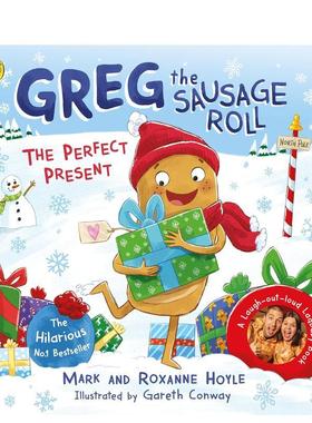 【预售】香肠卷格雷格：完美礼物Greg the Sausage Roll: The Perfect Present英文进口原版儿童绘本图书3-6岁Mark Hoyle  Roxann