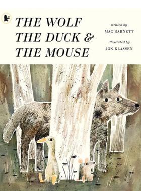 【预售】The Wolf the Duck and the Mouse狼、鸭子和老鼠 英文进口原版儿童绘本图书 Mac Barnett6-9岁