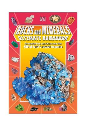 【预售】DK百科手册：岩石和矿物指南【DK Ultimate Handbooks】Rocks and Minerals Ultimate Handbook英文进口原版儿童绘本图书