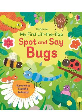 【预售】我的翻翻认虫启蒙书 My First Lift-the-flap Spot and Say Bugs 英文进口原版儿童趣味图书Alice Beecham