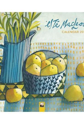 【预售】Esté MacLeod画作 2026年挂历（艺术日历） Esté MacLeod Wall Calendar 2026 (Art Calendar) 英文进口原版日历 文创送