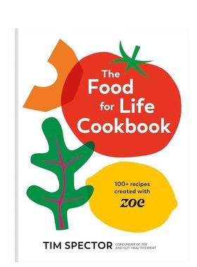 【现货】生命之粮食谱 The Food for Life Cookbook 英文进口原版餐饮美食图书Tim Spector外文正版