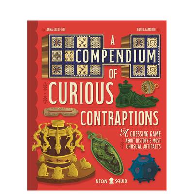 【现货】奇巧装置图鉴：历史罕见器物猜谜集 A Compendium of Curious Contraptions英文进口原版儿童绘本图书Anna Goldfield