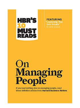 【现货】 on Managing People管理人员 哈佛商业评论HBR 商业经管 英文原版图书籍进口正版Harvard Business Review