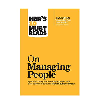 【现货】 on Managing People管理人员 哈佛商业评论HBR 商业经管 英文原版图书籍进口正版Harvard Business Review
