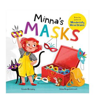 米娜 Gooding 儿童绘本图书Louise Minna 现货 奇妙连线故事 Wonderfully 面具 英文进口原版 Wired Masks Stories