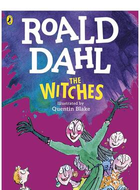 【预售】女巫(彩色版)The Witches (Colour Edition)英文儿童图书籍进口原版Puffin Books (UK)6-9岁