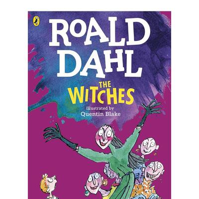 【预售】女巫(彩色版)The Witches (Colour Edition)英文儿童图书籍进口原版Puffin Books (UK)6-9岁