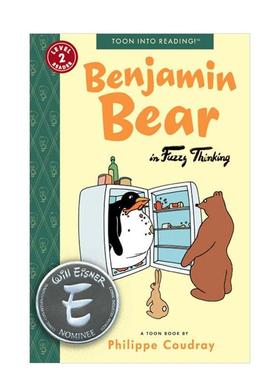 【预售】模糊思维本杰明熊（TOON 2级）Benjamin Bear in Fuzzy Thinking（TOON Level 2）英文进口原版儿童漫画图书3-6岁Philipp
