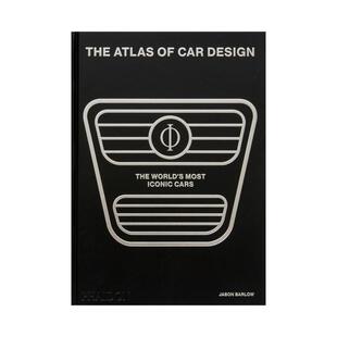 英文工业产品设计 汽车设计图集：细数世界标志性车型 原版 Design Car Atlas The 玛瑙黑封面 预售