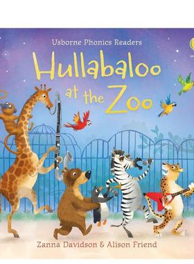 【现货】喧闹的动物园【Phonics Readers】Hullabaloo at the Zoo英文进口原版儿童图书3-6岁自然拼读Zanna Davidson