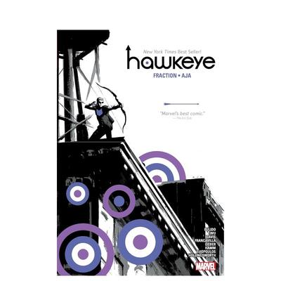 【预售】鹰眼 BY FRACTION & AJA 选集 新印刷 HAWKEYE BY FRACTION & AJA OMNIBUS [NEW PRINTING] 原版英文漫画书
