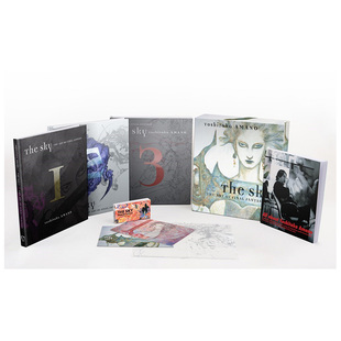 【现货】飞天:最终幻想画集收藏套装 天野喜孝 The Sky: The Art of Final Fantasy Boxed Set 原版英文插画原画设定集