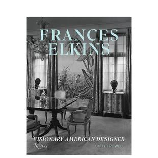 Powell 工作室 Elkins 弗朗西斯·埃尔金斯：英文原版 图书籍进口正版 Designer Frances American 设计师 Scott 现货