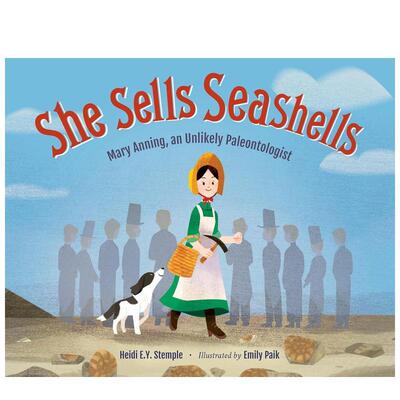 【现货】卖贝壳的小女孩She Sells Seashells 英文进口原版儿童绘本图书 6-9岁 Charlesbridge 动物生态环保