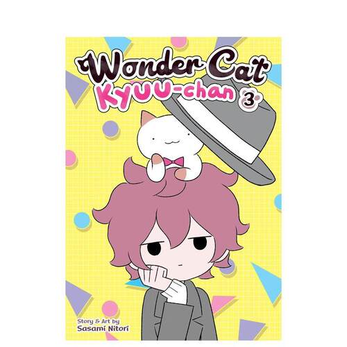 【现货】漫画 猫小九3 Wonder Cat Kyuu-chan Vol. 3  日本画师Sasami Nitori治愈系漫画 猫咪小九 英文原版漫画书进口图书 平装S